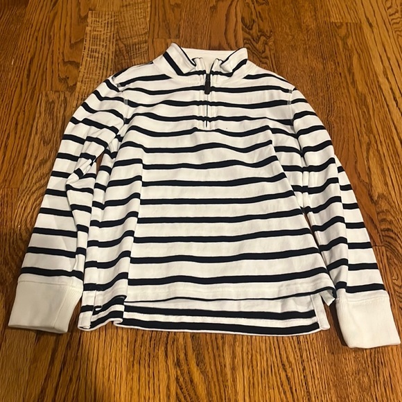 Crewcuts Boy’s Striped Half Zip Size 6-7 - Picture 1 of 5